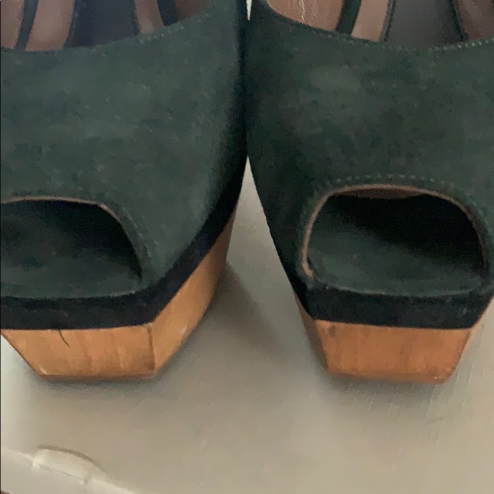 MARNI green suede heels size Eu 39 - Picture 3 of 3